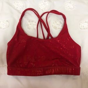 Lululemon Energy Bra holiday edition